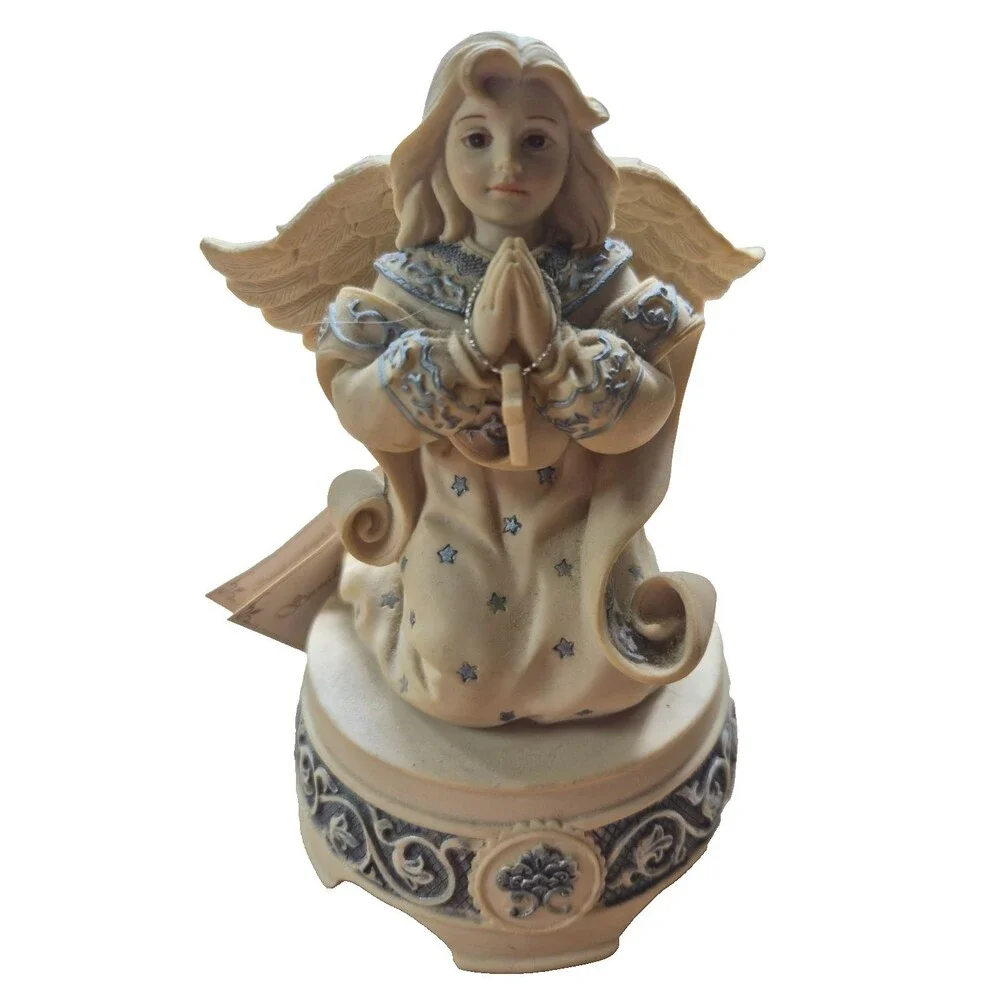 Sarah's Angels Taylor Musical Figurine #30893 Ave Maria Praying Angel Vintage